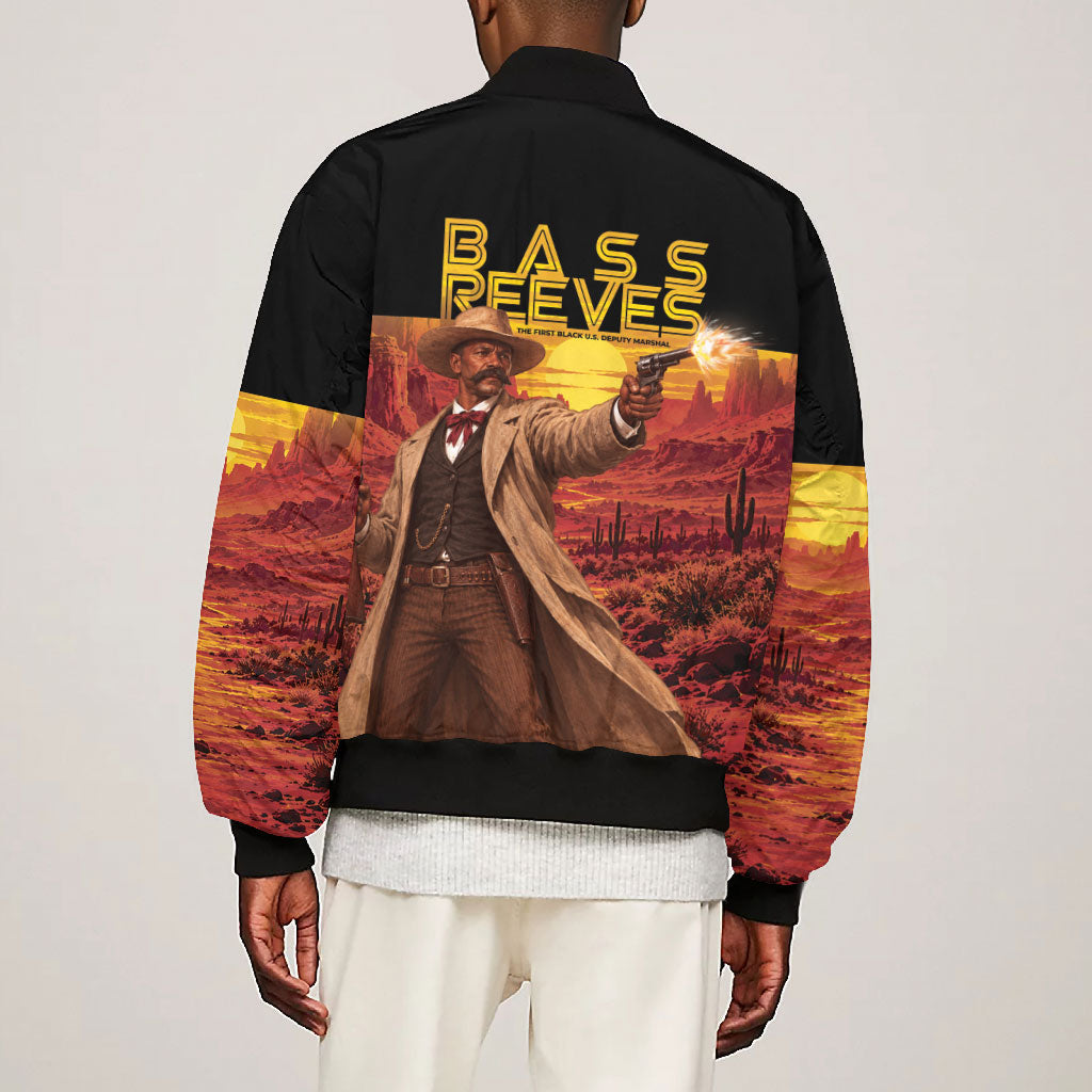 Bass Reeves The Greatest Frontier Hero Bomber Jacket