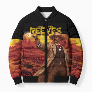 Bass Reeves The Greatest Frontier Hero Bomber Puffer Jacket