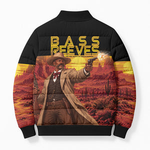 Bass Reeves The Greatest Frontier Hero Bomber Puffer Jacket