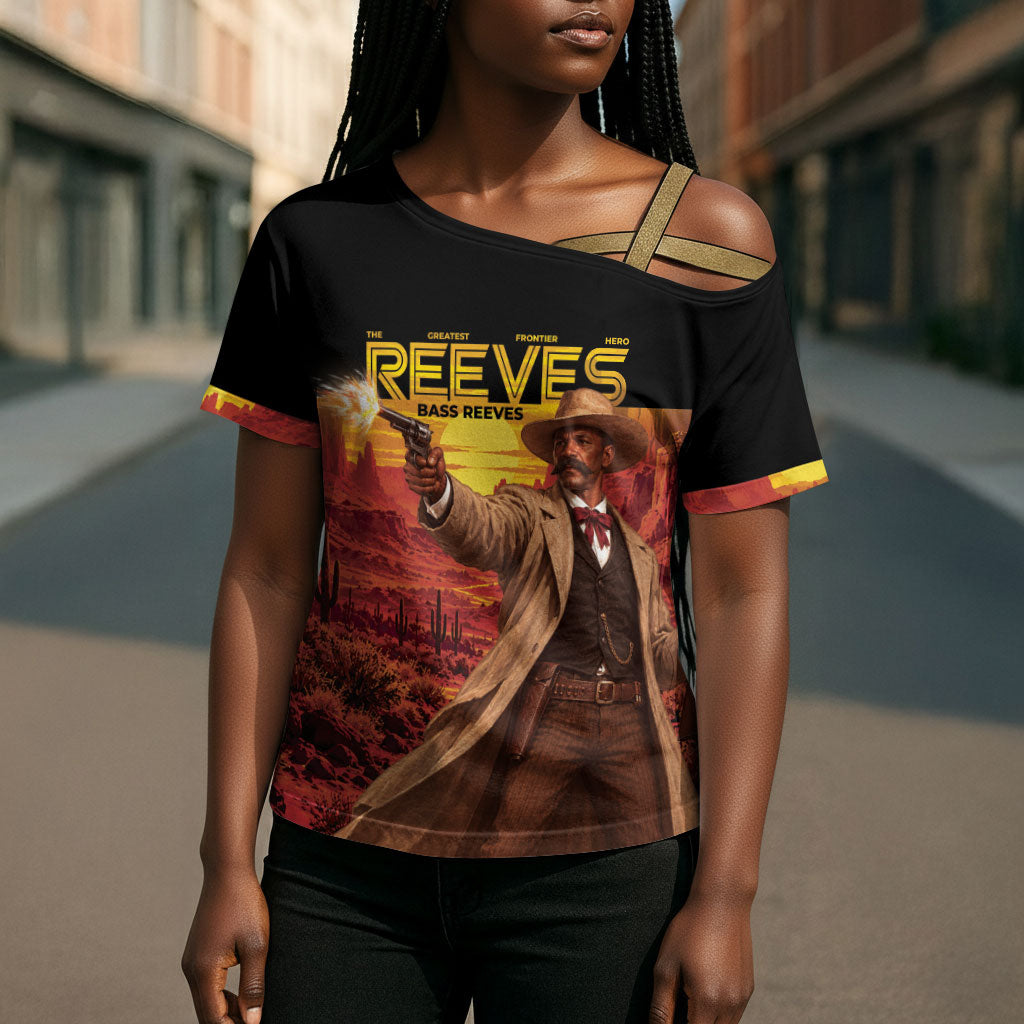 Bass Reeves The Greatest Frontier Hero Cross Shoulder Shirt