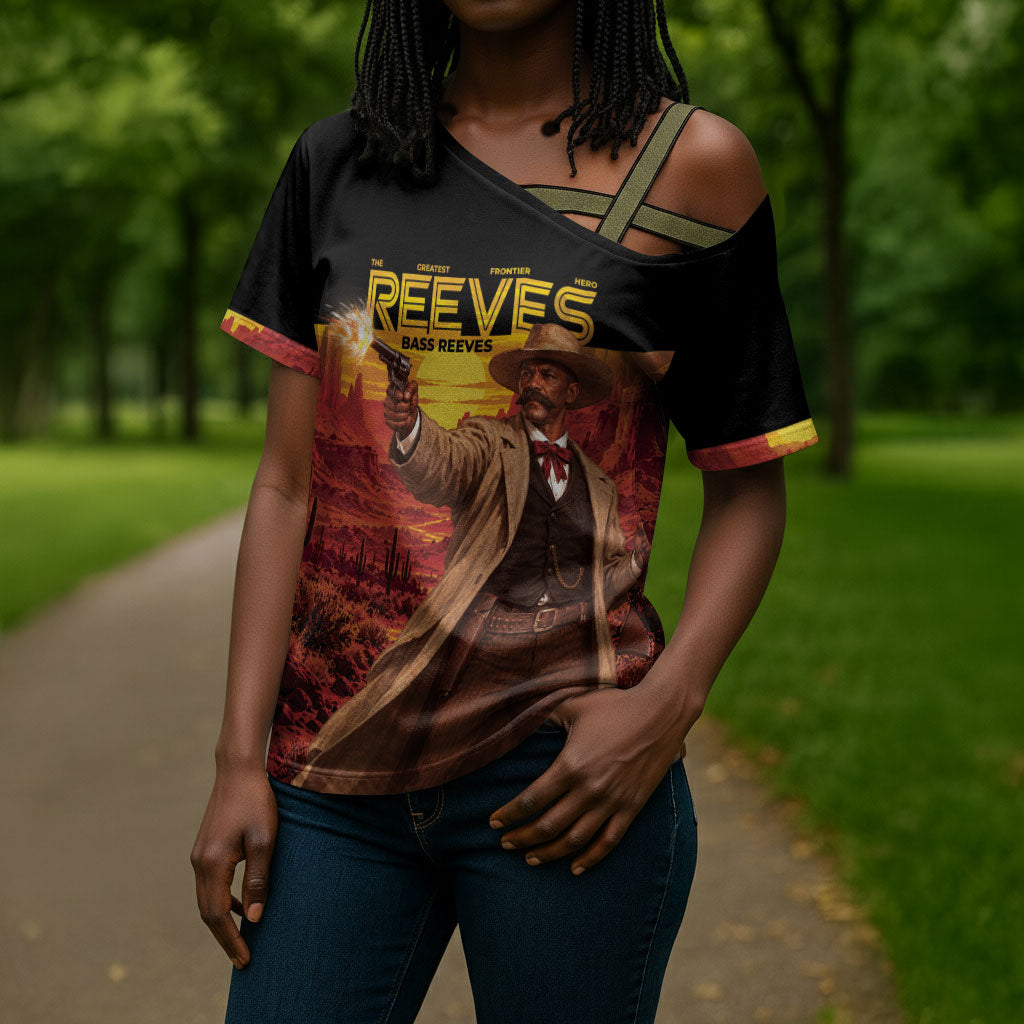 Bass Reeves The Greatest Frontier Hero Cross Shoulder Shirt