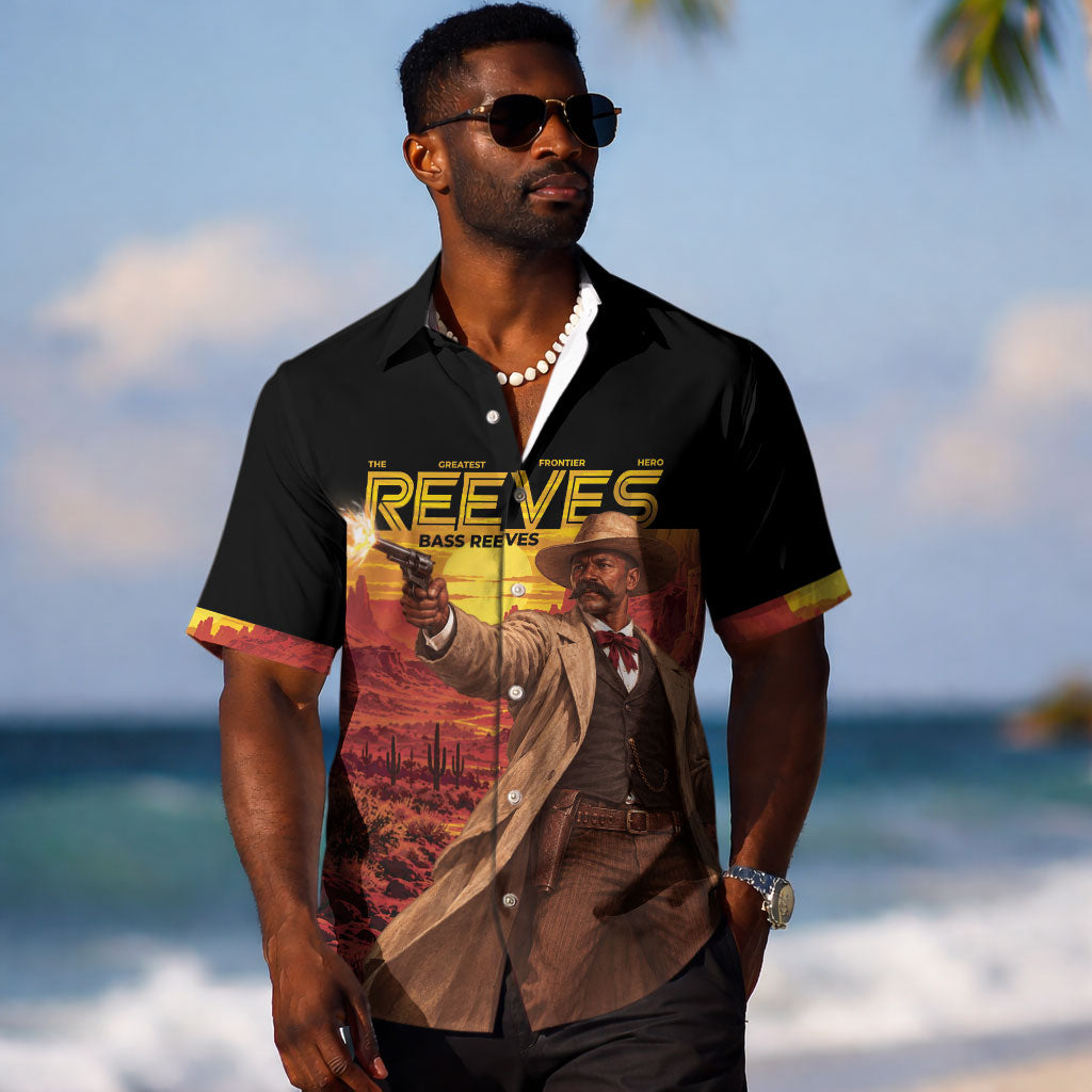 Bass Reeves The Greatest Frontier Hero Hawaiian Shirt