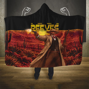 Bass Reeves The Greatest Frontier Hero Hooded Blanket