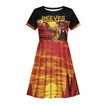Bass Reeves The Greatest Frontier Hero Kid Short Sleeve Dress