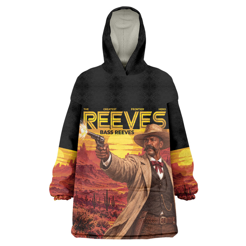 Bass Reeves The Greatest Frontier Hero Kid Wearable Blanket Hoodie
