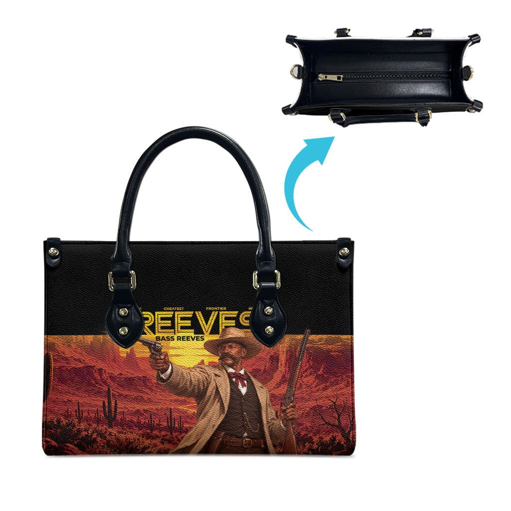 Bass Reeves The Greatest Frontier Hero Leather Bag