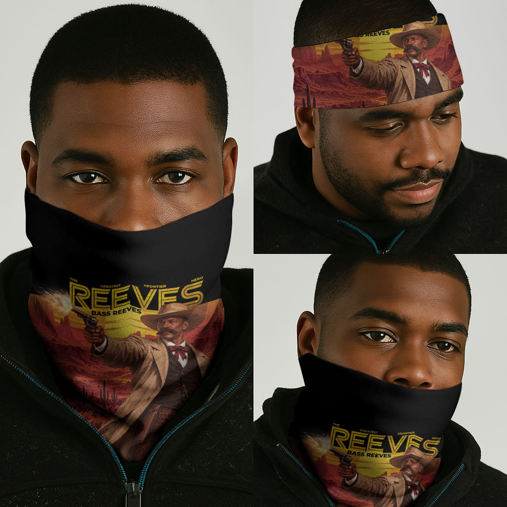 Bass Reeves The Greatest Frontier Hero Neck Gaiter