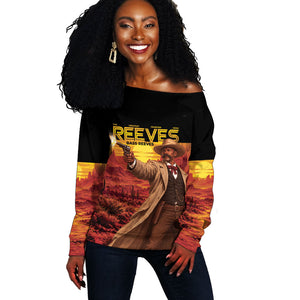 Bass Reeves The Greatest Frontier Hero Off Shoulder Sweater