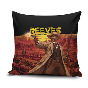 Bass Reeves The Greatest Frontier Hero Pillow Cover