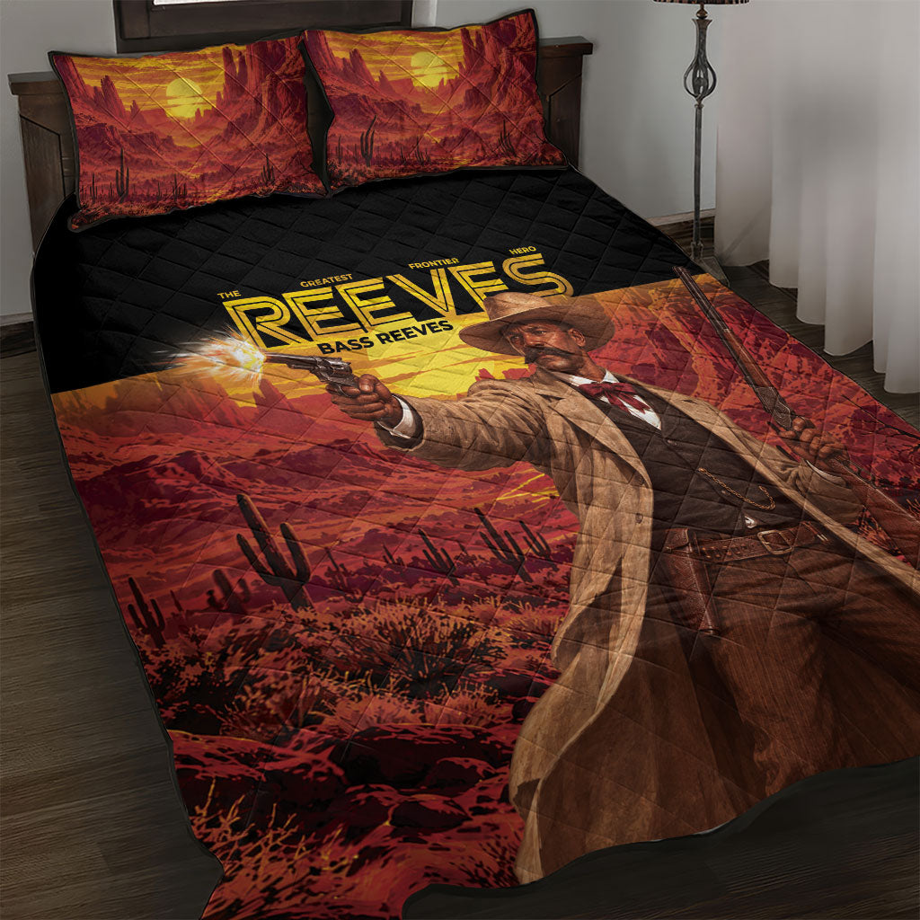 Bass Reeves The Greatest Frontier Hero Quilt Bed Set