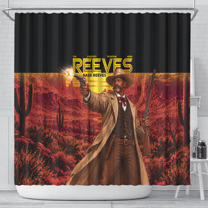 Bass Reeves The Greatest Frontier Hero Shower Curtain