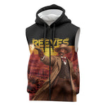 Bass Reeves The Greatest Frontier Hero Sleeveless Zip Hoodie