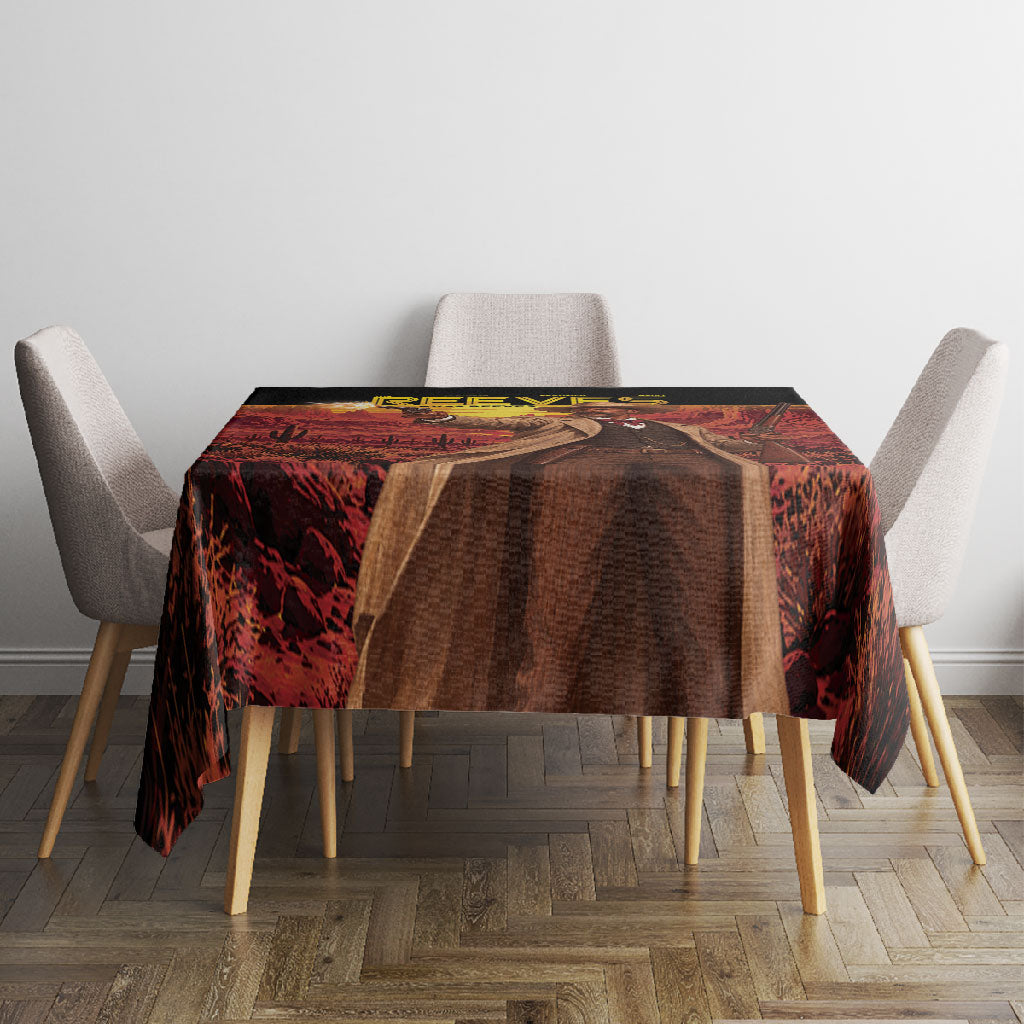 Bass Reeves The Greatest Frontier Hero Tablecloth