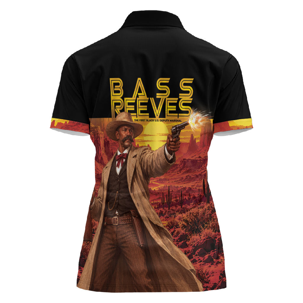 Bass Reeves The Greatest Frontier Hero Women Polo Shirt