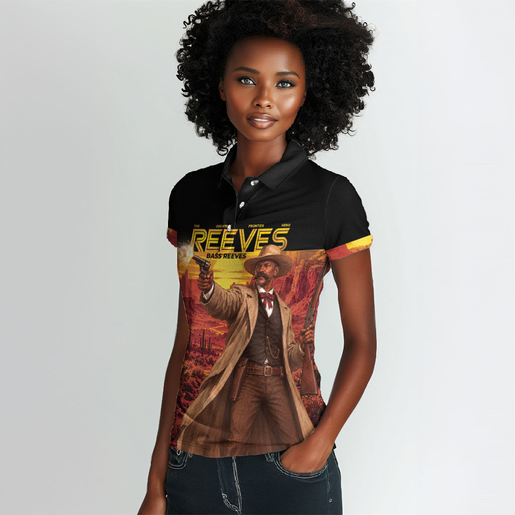 Bass Reeves The Greatest Frontier Hero Women Polo Shirt