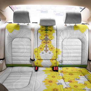 Enkutatash Ethiopia New Year Back Car Seat Cover Tilet Pattern With Adey Abeba Flowers