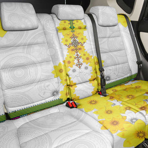 Enkutatash Ethiopia New Year Back Car Seat Cover Tilet Pattern With Adey Abeba Flowers