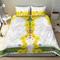 Enkutatash Ethiopia New Year Bedding Set Tilet Pattern With Adey Abeba Flowers