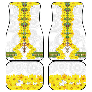 Enkutatash Ethiopia New Year Car Mats Tilet Pattern With Adey Abeba Flowers