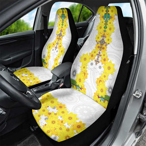 Enkutatash Ethiopia New Year Car Seat Cover Tilet Pattern With Adey Abeba Flowers