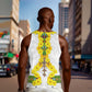Enkutatash Ethiopia New Year Men Tank Top Tilet Pattern With Adey Abeba Flowers