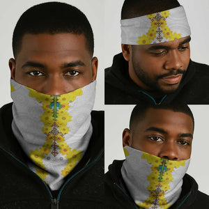 Enkutatash Ethiopia New Year Neck Gaiter Tilet Pattern Adey Abeba Flowers LT05