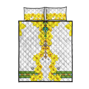 Enkutatash Ethiopia New Year Quilt Bed Set Tilet Pattern With Adey Abeba Flowers