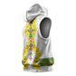 Enkutatash Ethiopia New Year Sleeveless Hoodie Tilet Pattern With Adey Abeba Flowers - African Pride
