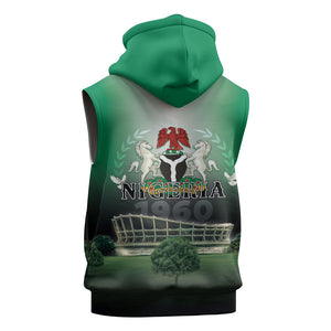 Nigeria Independence Day Sleeveless Hoodie Proud To Be Nigerian