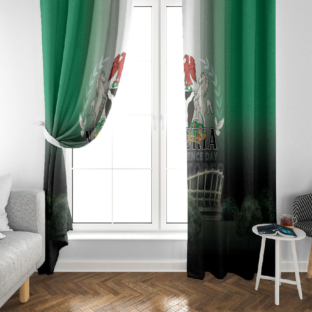 Nigeria Independence Day Window Curtain Proud To Be Nigerian