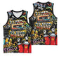 Raised On Hip Hop Basketball Jersey Graffiti Art Style LT05