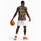 Raised On Hip Hop Basketball Jersey Graffiti Art Style LT05