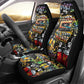 Raised On Hip Hop Car Seat Cover Graffiti Art Style - African Pride