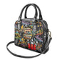 Raised On Hip Hop Shoulder Handbag Graffiti Art Style - African Pride
