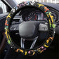 Raised On Hip Hop Steering Wheel Cover Graffiti Art Style - African Pride