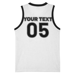 Custom Ghana Football 2026 Basketball Jersey Black Stars Never Fall White Version