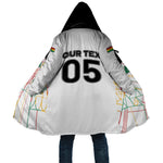 Custom Ghana Football 2026 Cloak Black Stars Never Fall White Version