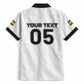 Custom Ghana Football 2026 Hawaiian Shirt Black Stars Never Fall White Version