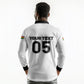 Custom Ghana Football 2026 Long Sleeve Polo Shirt Black Stars Never Fall White Version