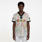 Custom Ghana Football 2026 Scrub Top Black Stars Never Fall White Version