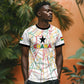Custom Ghana Football 2026 T shirt Black Stars Never Fall White Version