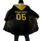 Custom Ghana Football 2026 Cloak Black Stars Never Fall Black Version