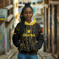 Custom Ghana Football 2026 Hoodie Black Stars Never Fall Black Version