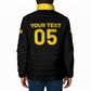 Custom Ghana Football 2026 Padded Jacket Black Stars Never Fall Black Version