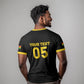 Custom Ghana Football 2026 T shirt Black Stars Never Fall Black Version