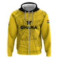 Custom Ghana Football 2026 Hoodie Black Stars Never Fall Yellow Version