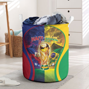 Brazil Haiti 2026 World Football Laundry Basket Go For Glory