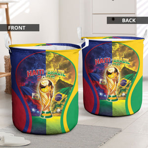 Brazil Haiti 2026 World Football Laundry Basket Go For Glory