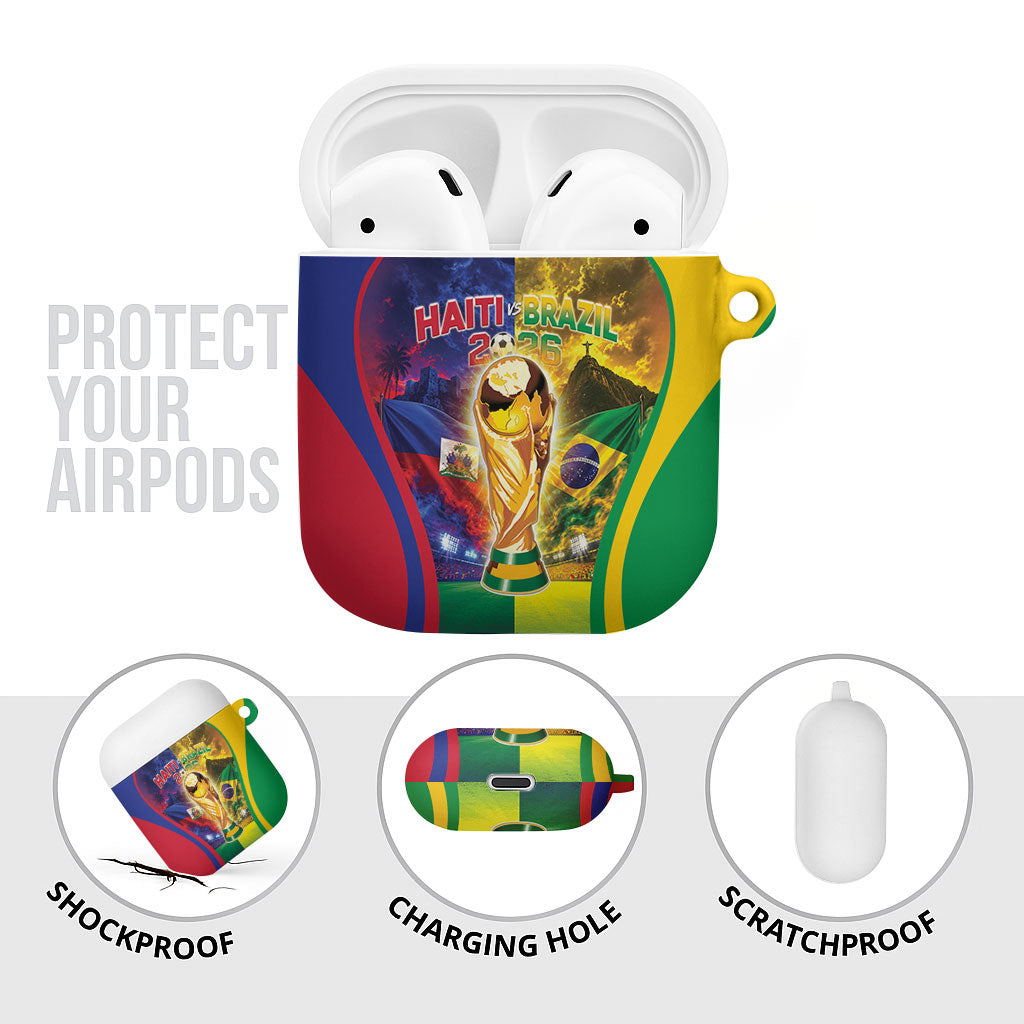 Brazil Haiti 2026 World Football AirPods Case Go For Glory