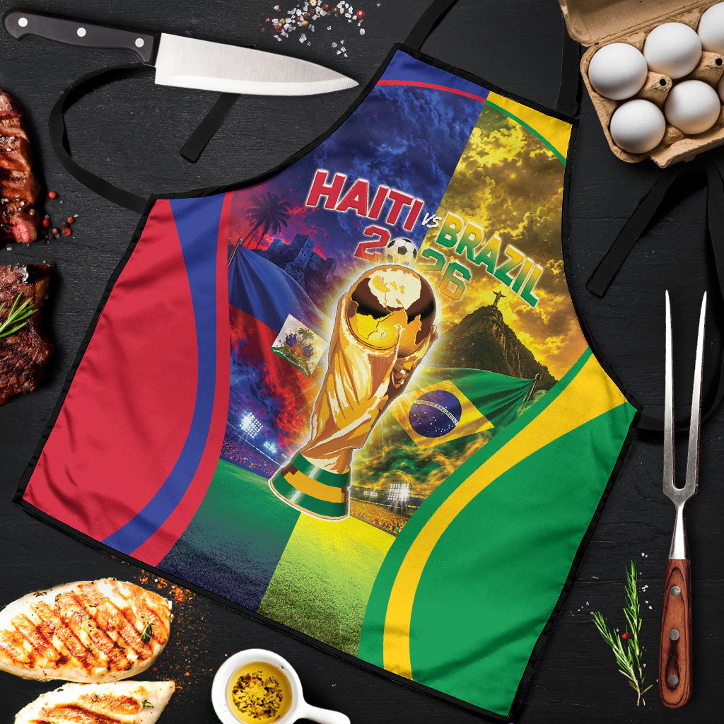 Brazil Haiti 2026 World Football Apron Go For Glory